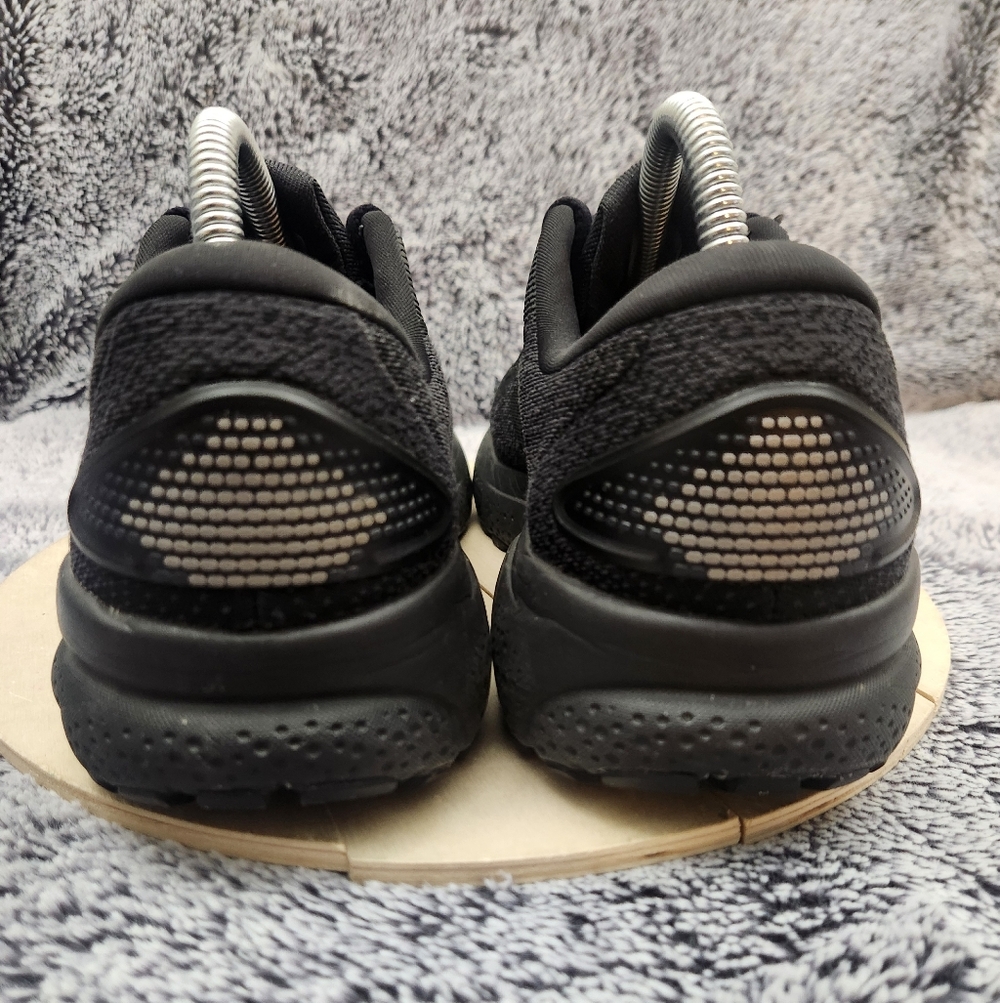 Brooks Ghost 16 Triple Black Running Shoes Sneakers Men's Size 8.5 - Picture 7 of 9